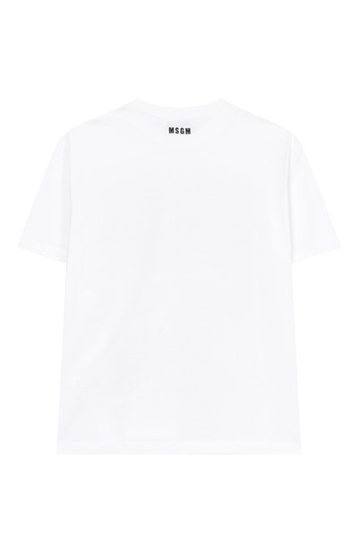 Хлопковая футболка MSGM KIDS, арт. S6MSJBTH290, фото 2