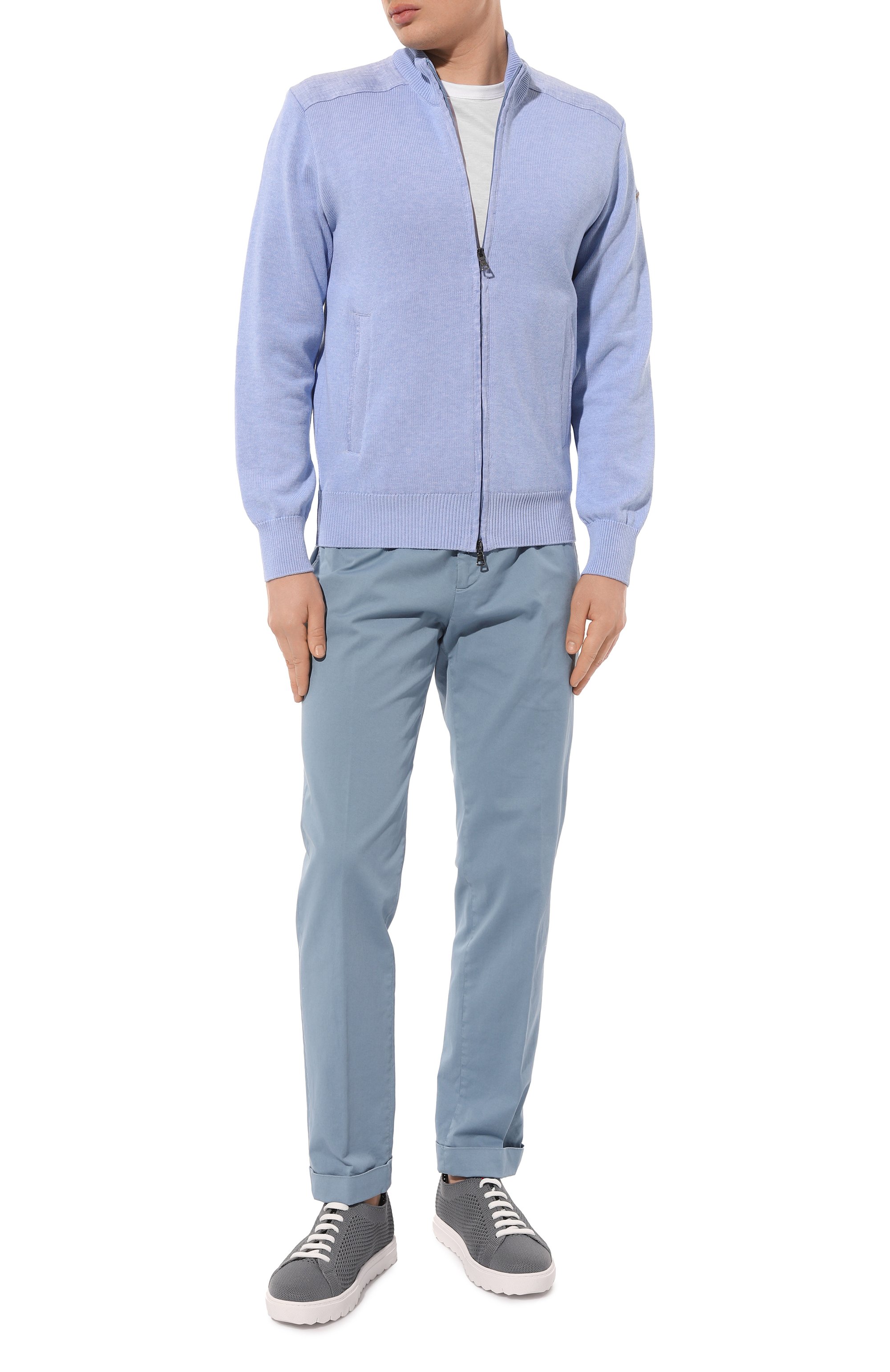 Текстильные кеды KITON, арт. USSA119N01065, фото 2