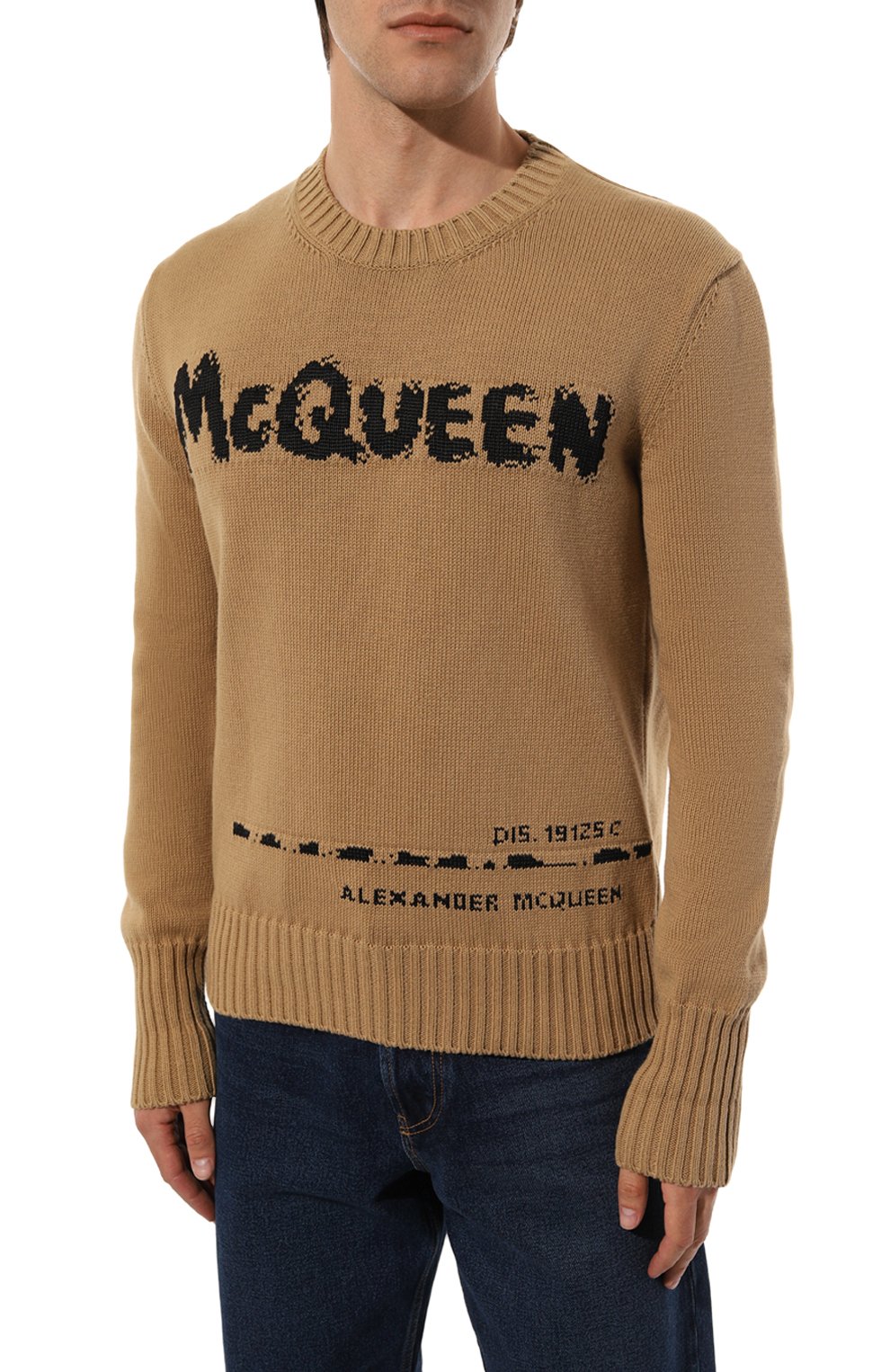 Хлопковый свитер ALEXANDER MCQUEEN, арт. 626454Q1WZL, фото 3