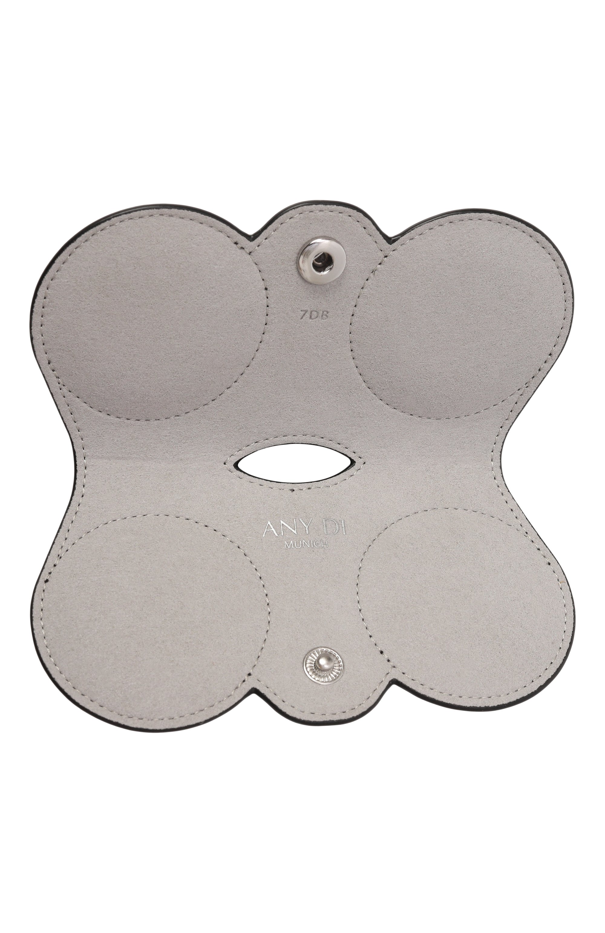 Кожаный футляр для очков ANY DI, арт. SP101602 BLACK SILVER, фото 3