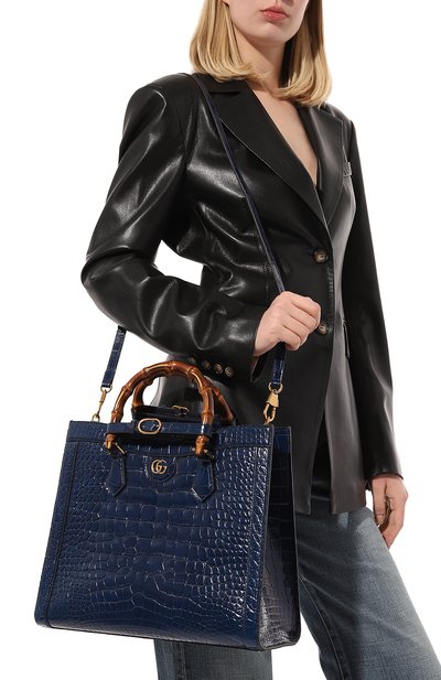 Сумка diana из кожи аллигатора GUCCI, арт. 655658 EV40T, фото 2