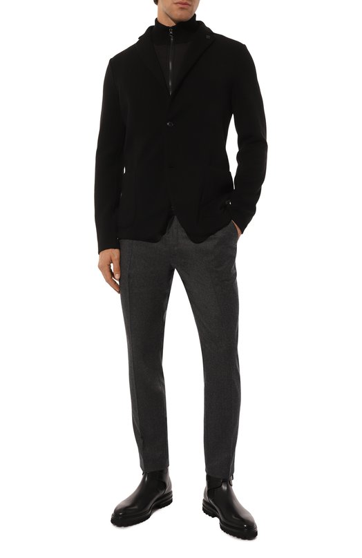 Шерстяные брюки Dolce & Gabbana GW13ET/FU21Q Серый  GW13ET/FU21Q Фото 2