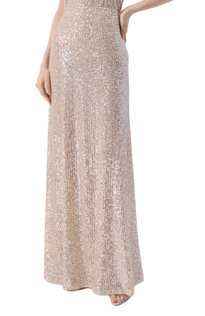 Юбка с отделкой пайетками CHAPURIN светло-бежевого цвета по цене 80000 руб., арт. SK/20187/28886-М, фото 3 Юбка с отделкой пайетками CHAPURIN, арт. SK/20187/28886-М, фото 3