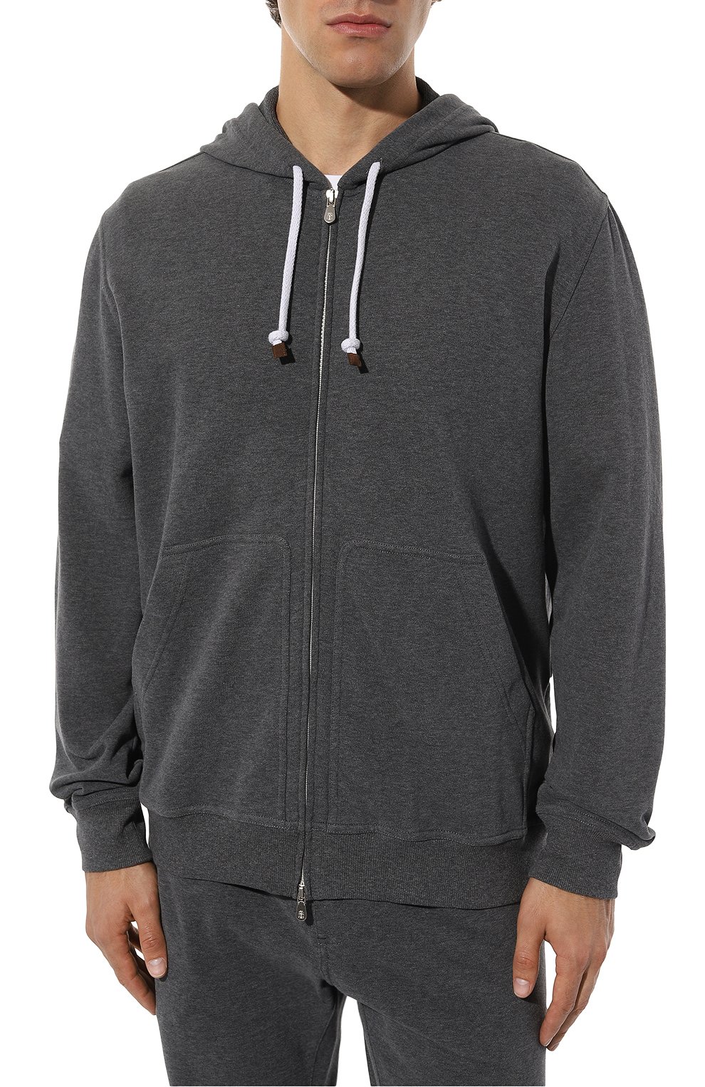 Хлопковая толстовка BRUNELLO CUCINELLI, арт. MTU14B2038, фото 3