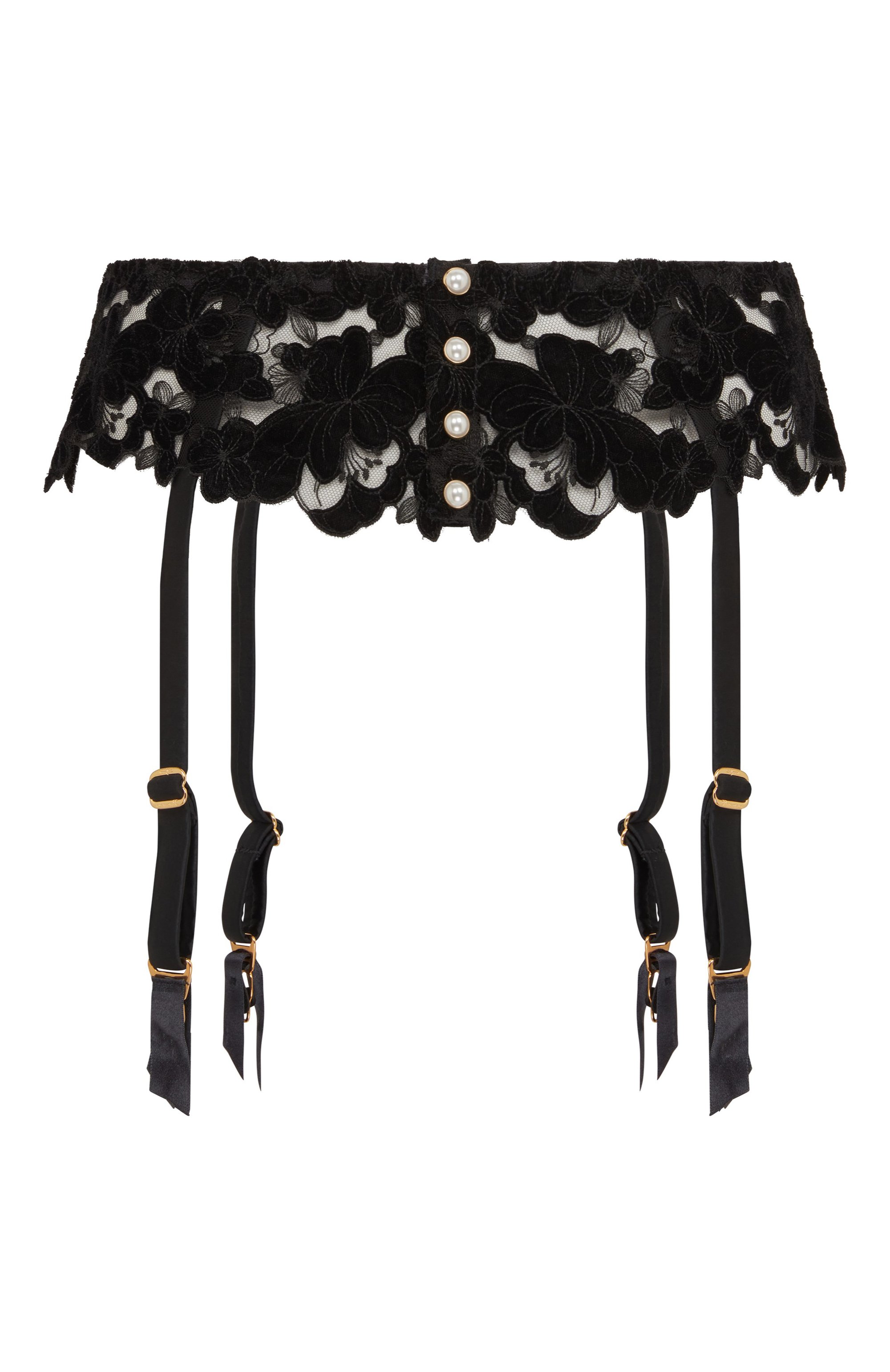 Пояс для чулок arietta AGENT PROVOCATEUR черного цвета по цене 86900 руб., арт. AP12583001001, фото 1 Пояс для чулок arietta AGENT PROVOCATEUR, арт. AP12583001001, фото 1