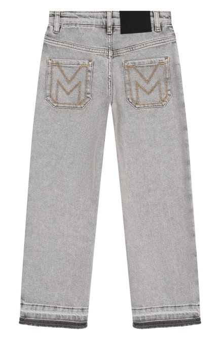 Детские джинсы MARC JACOBS (THE) серого цвета, арт. W60474 | Фото 2 (Материал внешний: Хлопок; Нос: Не проставлено; Материал сплава: Проставлено)