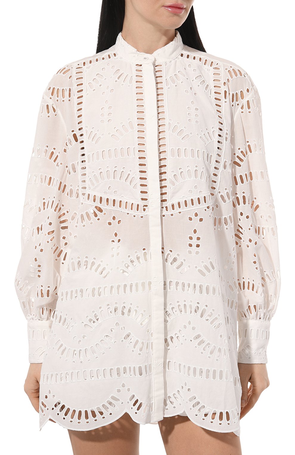 Хлопковая рубашка CHARO RUIZ IBIZA, арт. 243201, фото 3