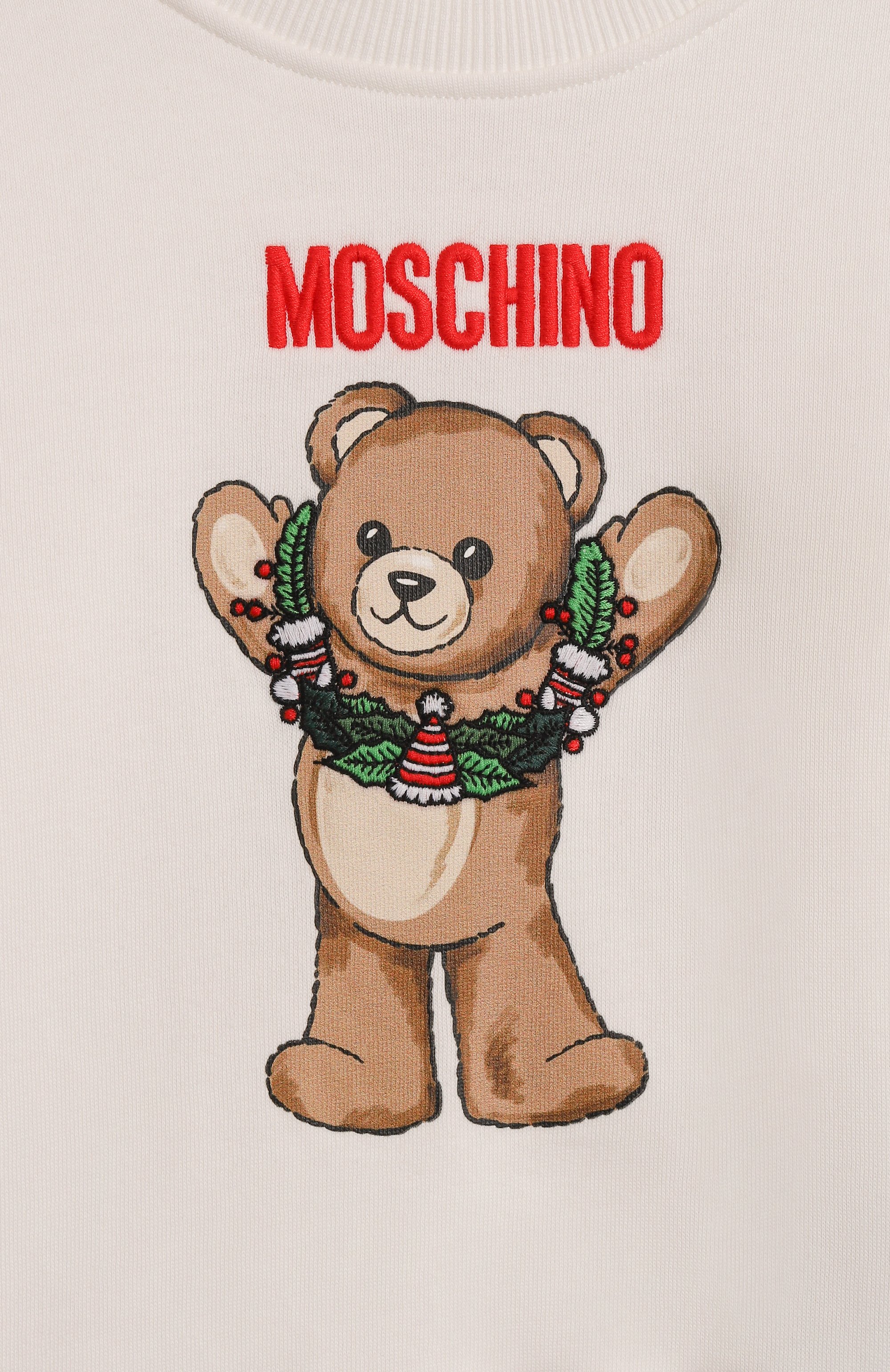Хлопковый свитшот MOSCHINO, арт. HQF08V/LCA14/10-14, фото 3
