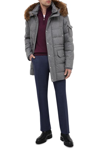 Шерстяные брюки CANALI, арт. 71012/AN00019, фото 2