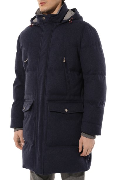 Шерстяной пуховик BRUNELLO CUCINELLI, арт. MM4631827, фото 3