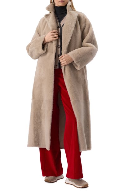 Двусторонняя шуба из овчины BRUNELLO CUCINELLI, арт. MPMRA9837, фото 2