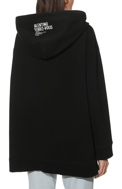 Хлопковое худи VALENTINO, арт. XB0MF17J75N, фото 4
