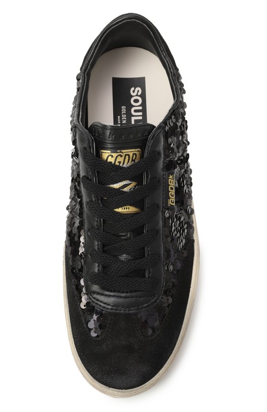Комбинированные кеды Soul Star Golden Goose Deluxe Brand GWF00464.F007486 Чёрный  GWF00464.F007486 Фото 6
