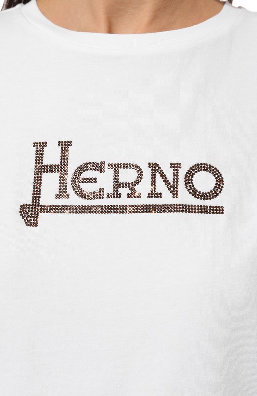 фото Хлопковая футболка herno