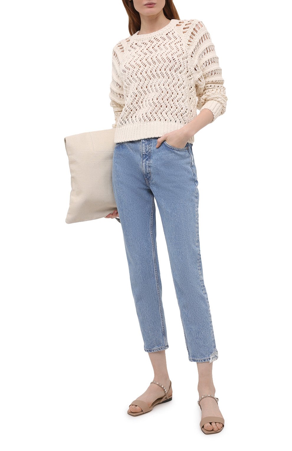 Кожаные сандалии aadra JIMMY CHOO, арт. AADRA FLAT/NXD, фото 2