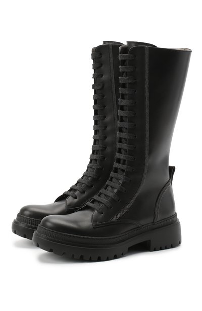 Кожаные сапоги BRUNELLO CUCINELLI, арт. MZBSC1893P, фото 1