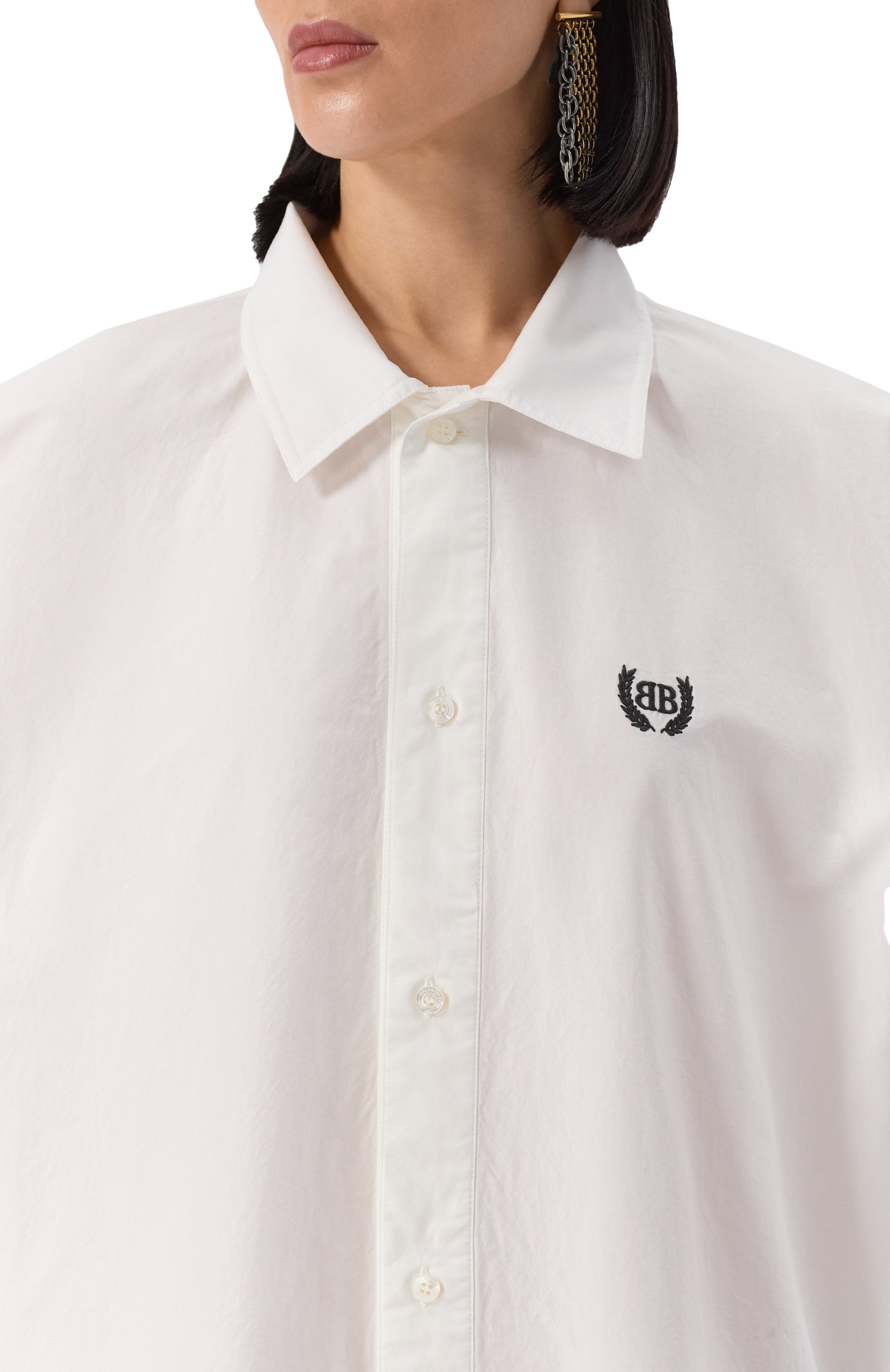 Хлопковое платье BALENCIAGA, арт. 831225/TRM28, фото 5