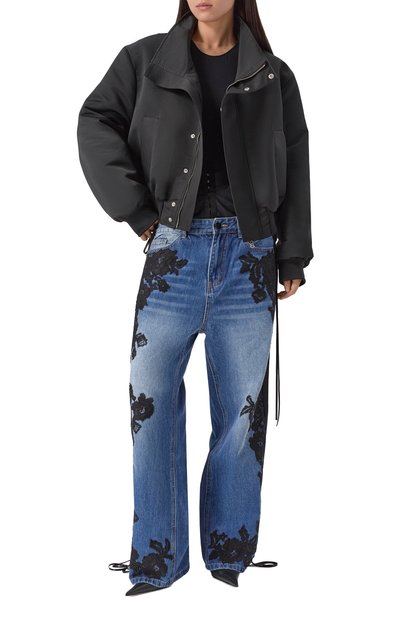 Бомбер DANIIL ANTSIFEROV черного цвета по цене 60000 руб., арт. DA_1565, фото 2 Бомбер DANIIL ANTSIFEROV, арт. DA_1565, фото 2