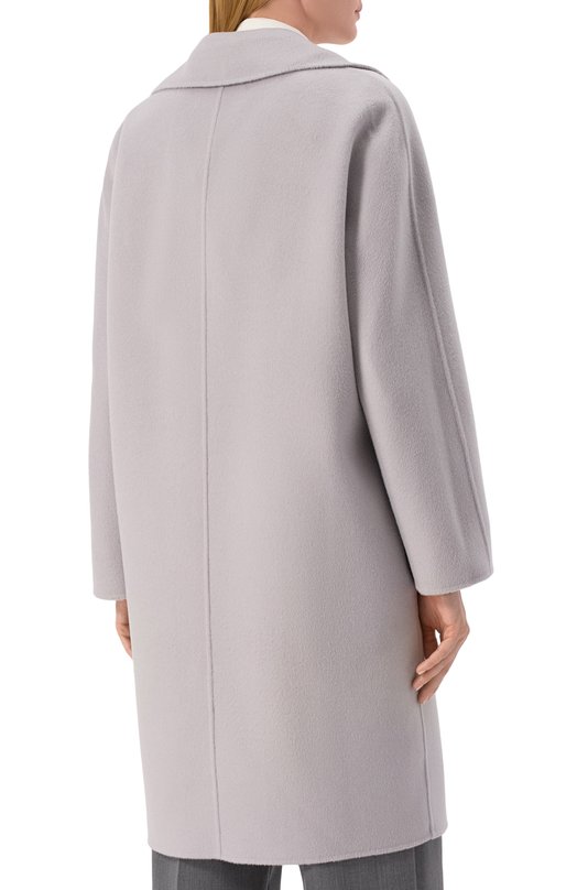 Пальто из шерсти и кашемира Max Mara Studio LICENZA Серый  LICENZA Фото 4