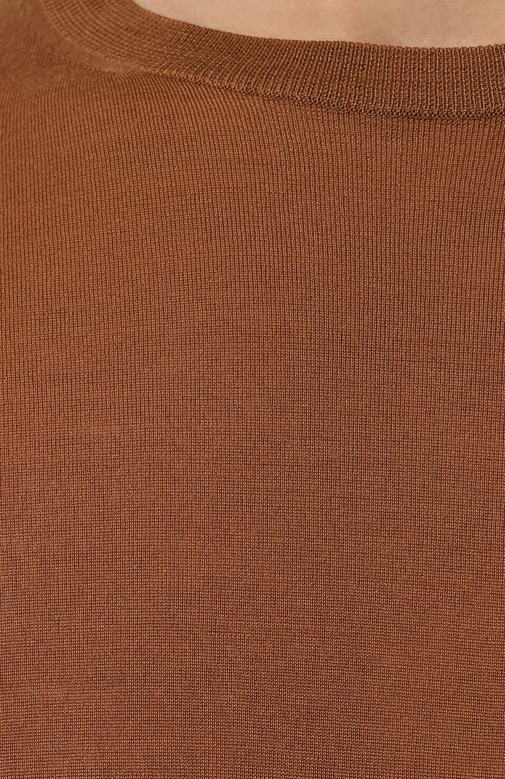 Шерстяной джемпер ZEGNA коричневого цвета по цене 95050 руб., арт. UCM00A6/110, фото 5 Шерстяной джемпер ZEGNA, арт. UCM00A6/110, фото 5