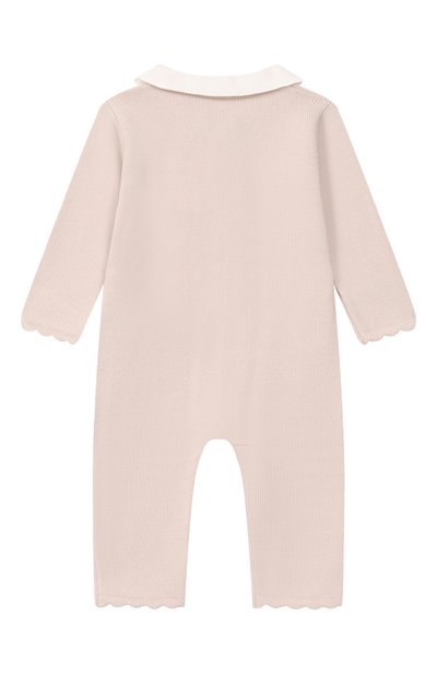 Шерстяной комбинезон BABY T светло-розового цвета по цене 26700 руб., арт. 26AI131TZ_001, фото 2 Шерстяной комбинезон BABY T, арт. 26AI131TZ_001, фото 2