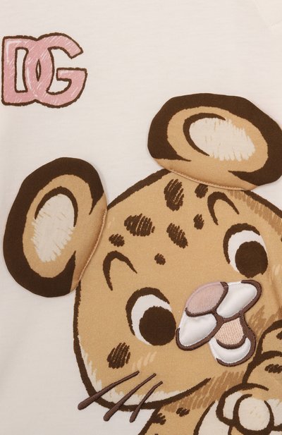 Хлопковая футболка DOLCE & GABBANA, арт. L2JT0S/II7IQ, фото 3