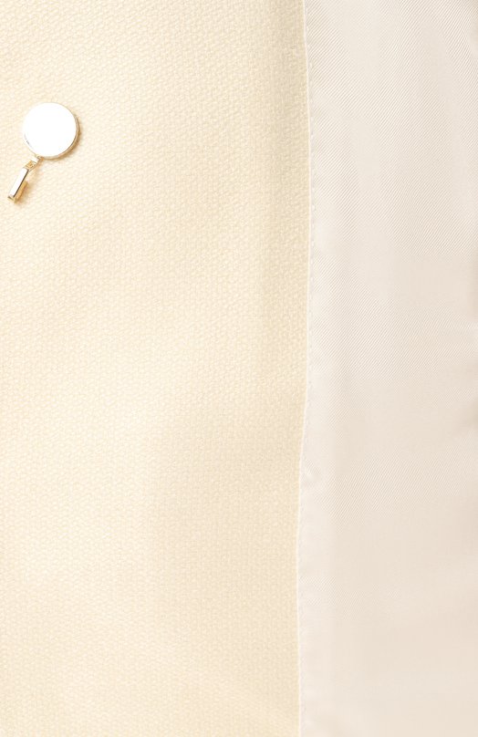 Жакет из шелка и шерсти Chloé CHC23SVE03065 103 Кремовый  CHC23SVE03065 103 Фото 7
