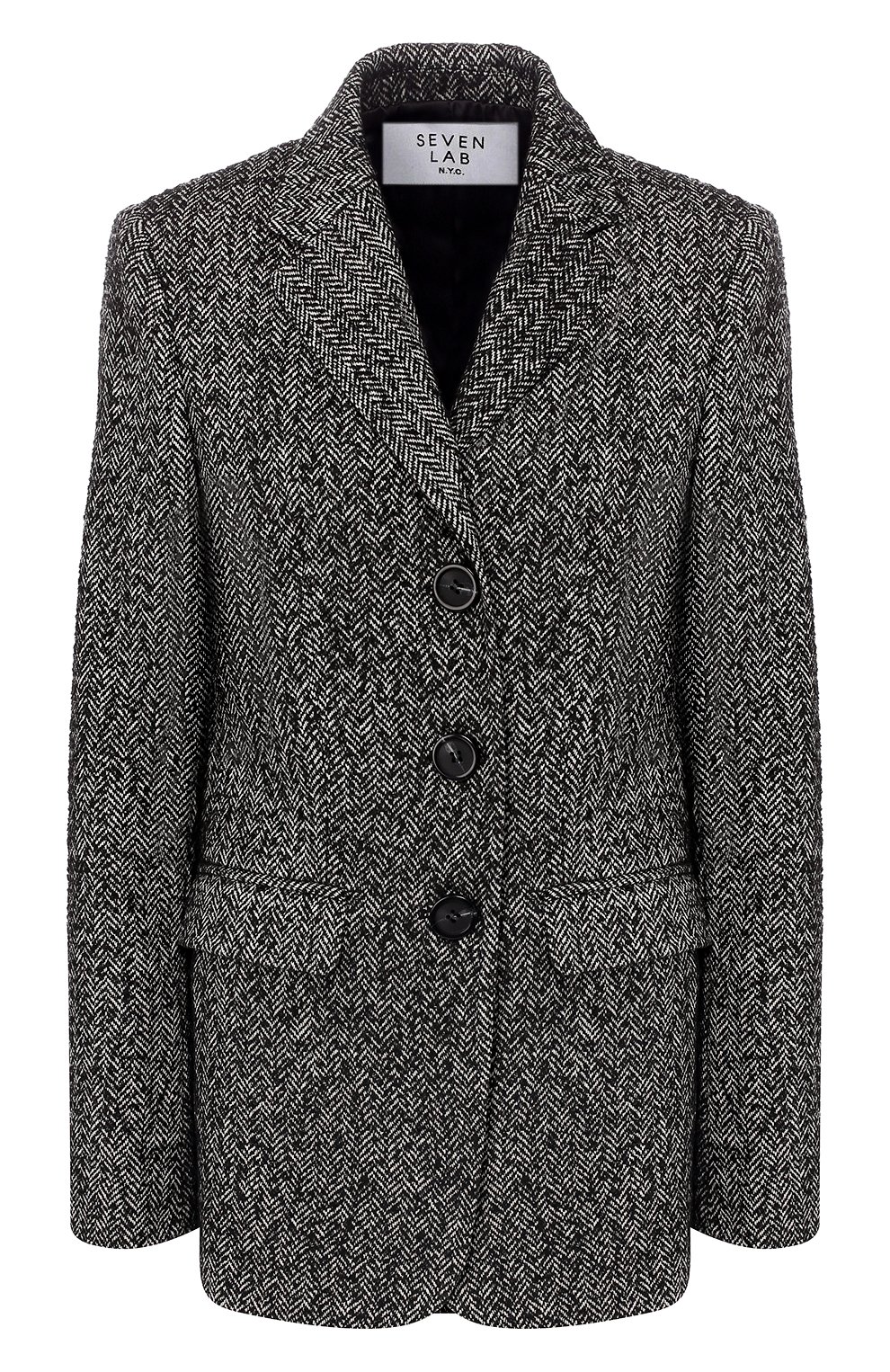 Жакет из смеси шерсти и кашемира SEVEN LAB, арт. J19P-0herringbone, фото 1