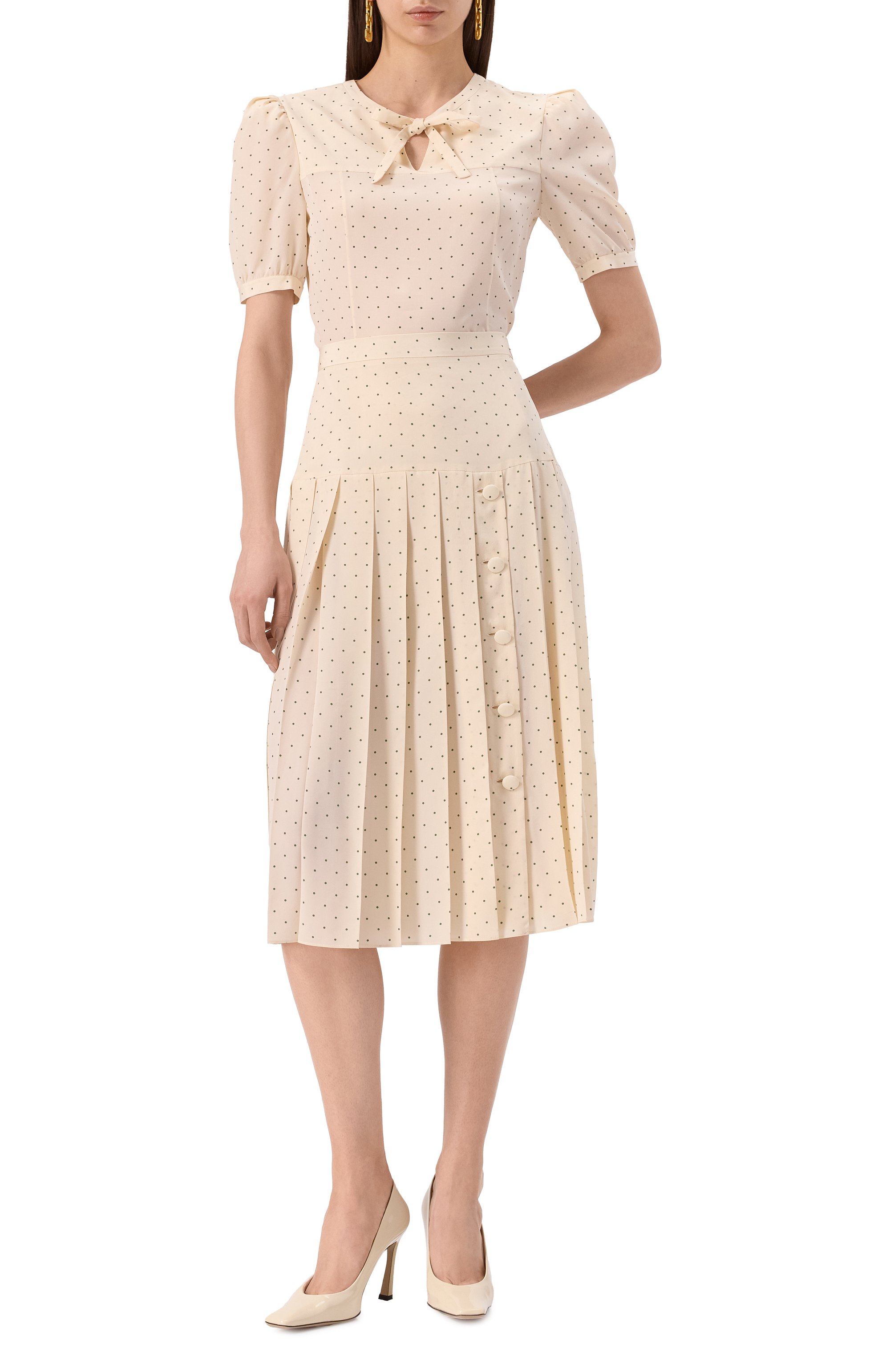 Шелковая блузка ALESSANDRA RICH, арт. FABX4036-F4508, фото 2