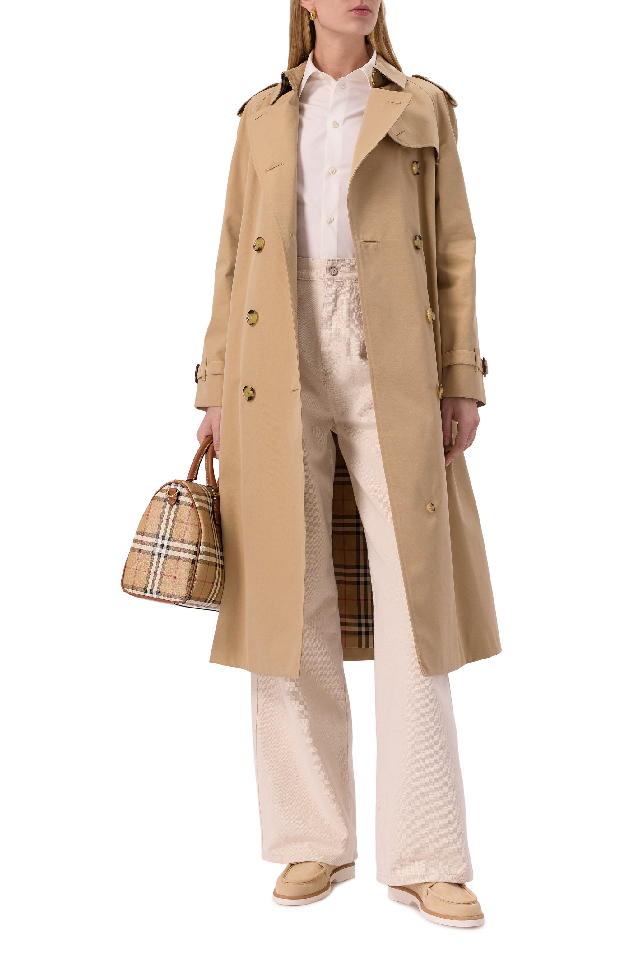 Хлопковая рубашка BURBERRY, арт. 8101130, фото 2