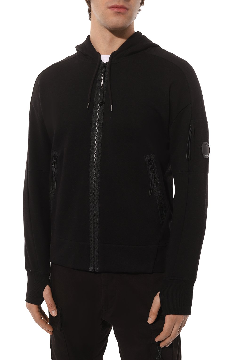 Хлопковая толстовка C.P. COMPANY, арт. 14CMSS070A-005086W, фото 3