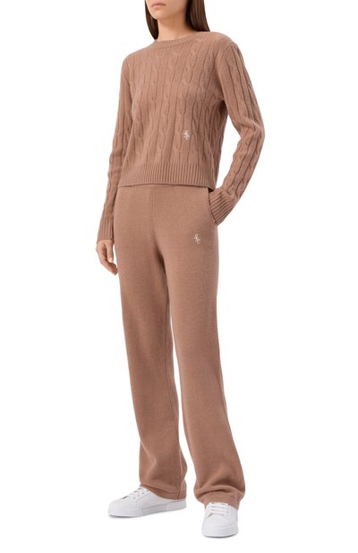 Брюки из кашемира и шерсти SPORTY AND RICH, арт. PA02764302BE02, фото 2