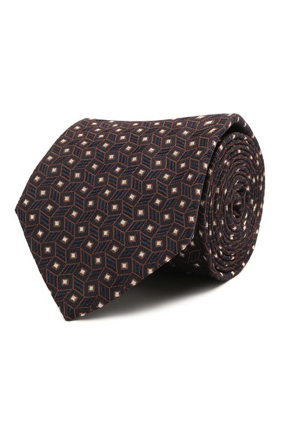 Мужской шелковый галстук CORNELIANI, арт. 87U302-1120313/00