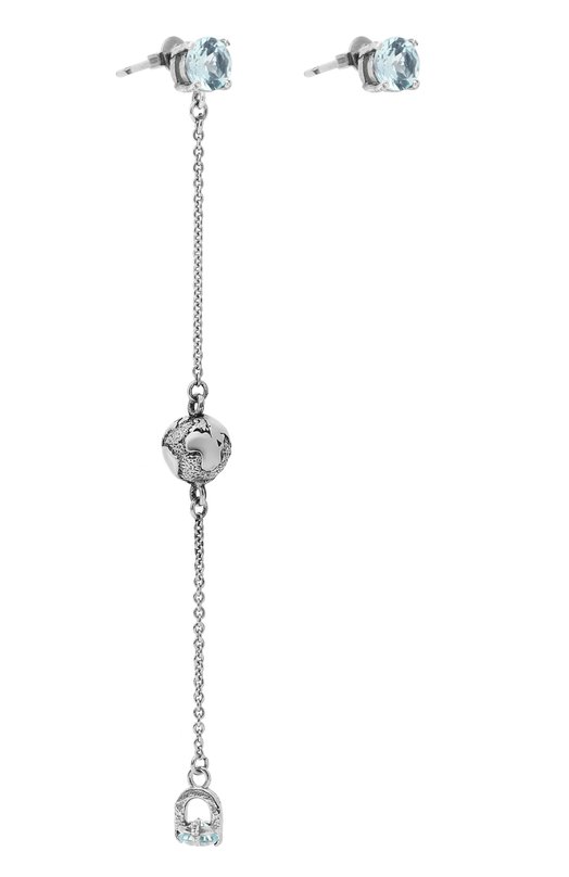 Серьги Земля и Сириус MIDGARD PARIS 5849 S Серебряный  5849 S Фото 4