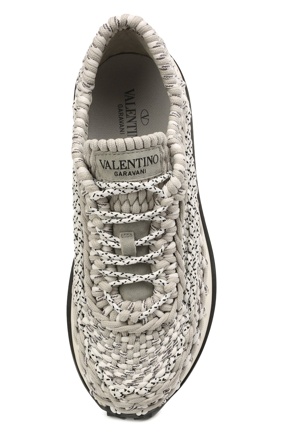 Текстильные кроссовки crochet VALENTINO, арт. VY0S0E41/ZXB, фото 4