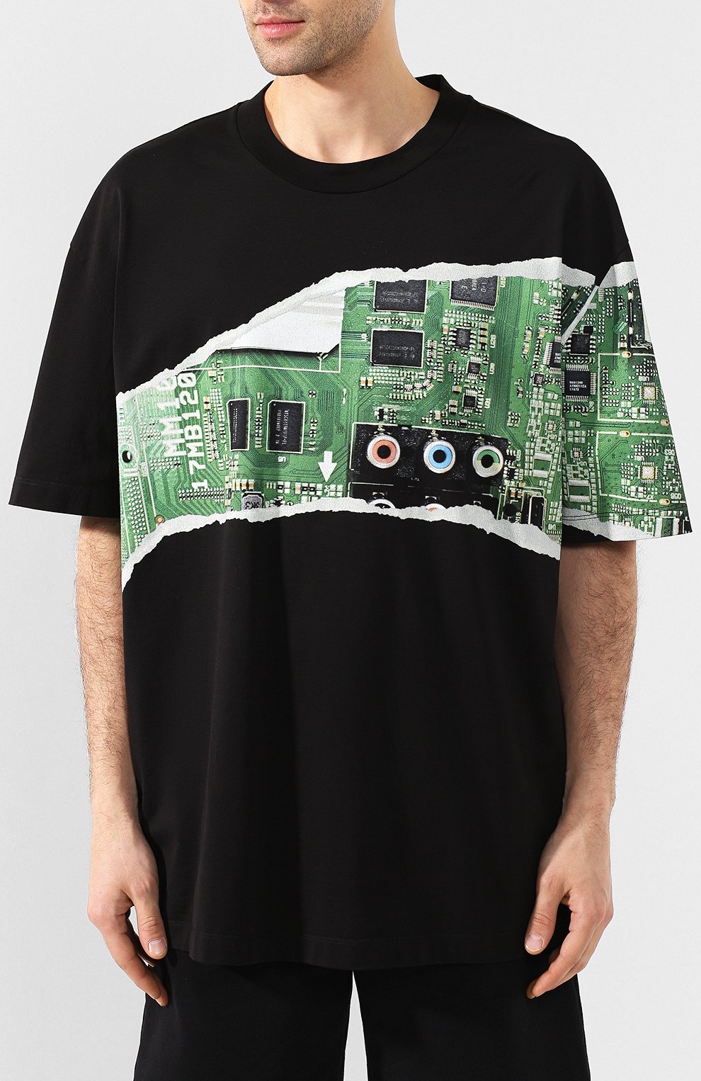 Хлопковая футболка MAISON MARGIELA, арт. S50GC0611/S22816, фото 3