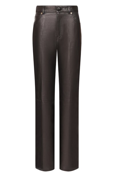 Кожаные брюки BALMAIN, арт. HF1QH005/LE35, фото 1