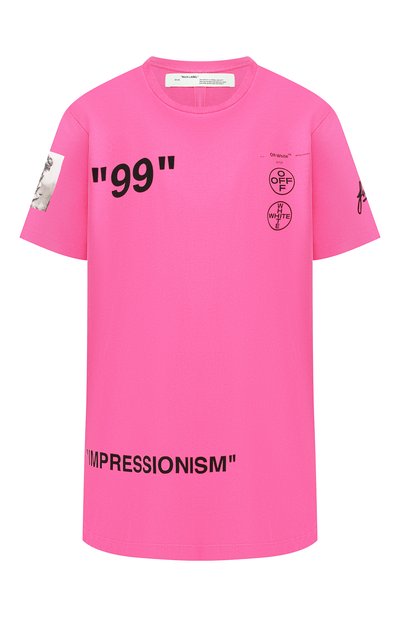 Хлопковая футболка OFF-WHITE, арт. 0MAA027R191850112888/W, фото 1