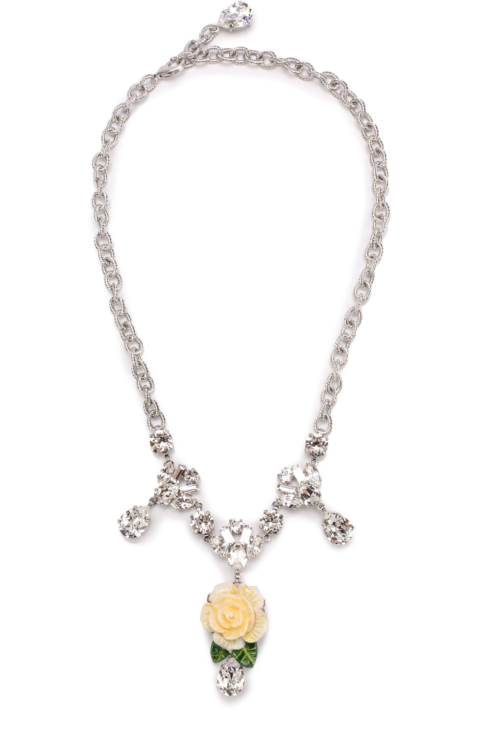 Колье с подвеской в виде цветка и кристаллами swarovski DOLCE & GABBANA, арт. WNK6R7/W1111, фото 1