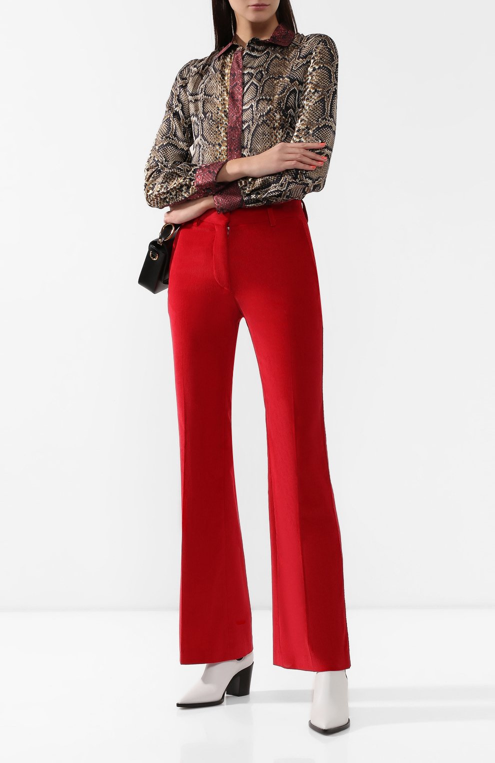 Вельветовые брюки VICTORIA BECKHAM, арт. TR 0VR 21008A, фото 2