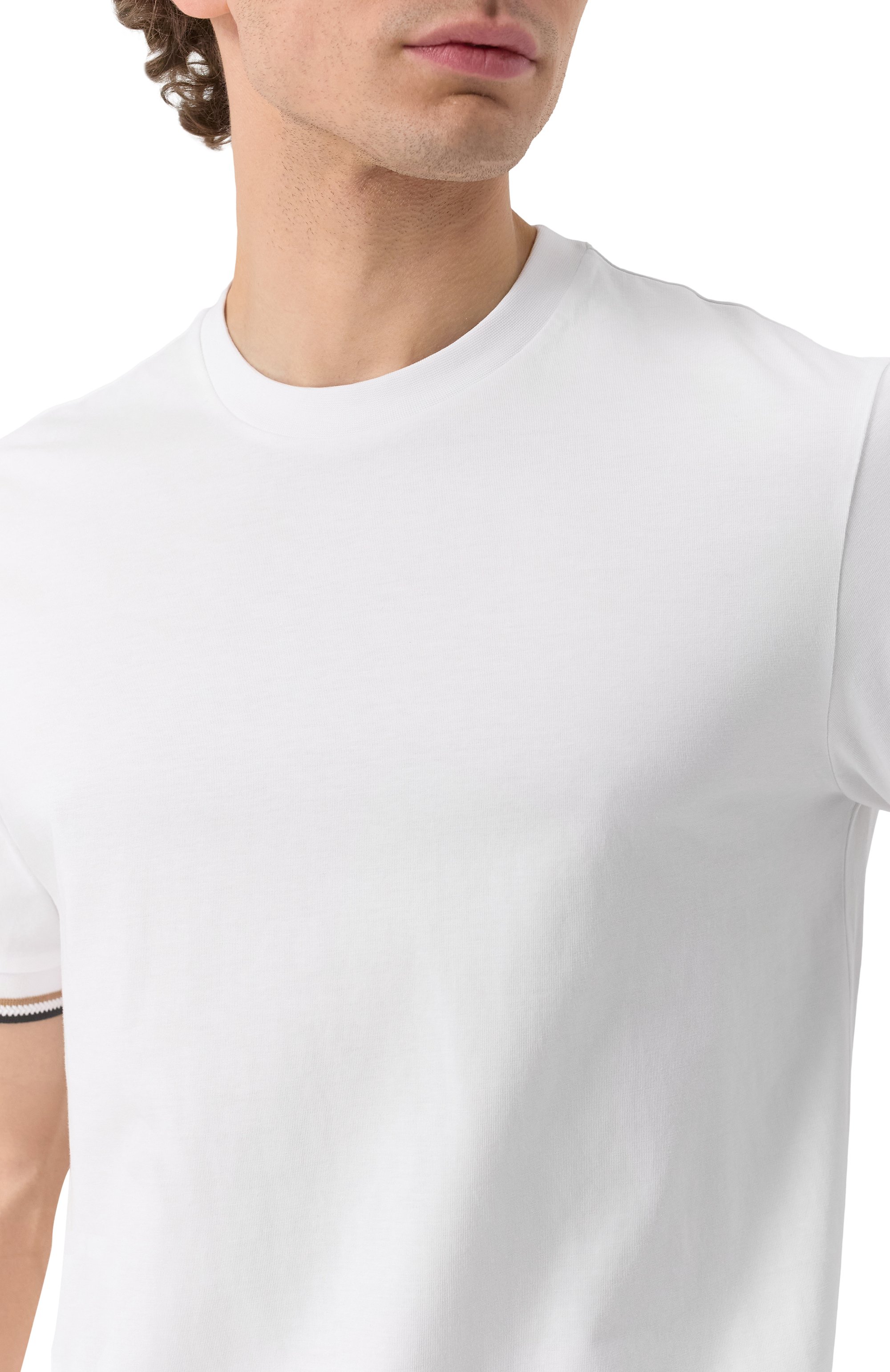 Хлопковая футболка BOSS, арт. 50501097, фото 5