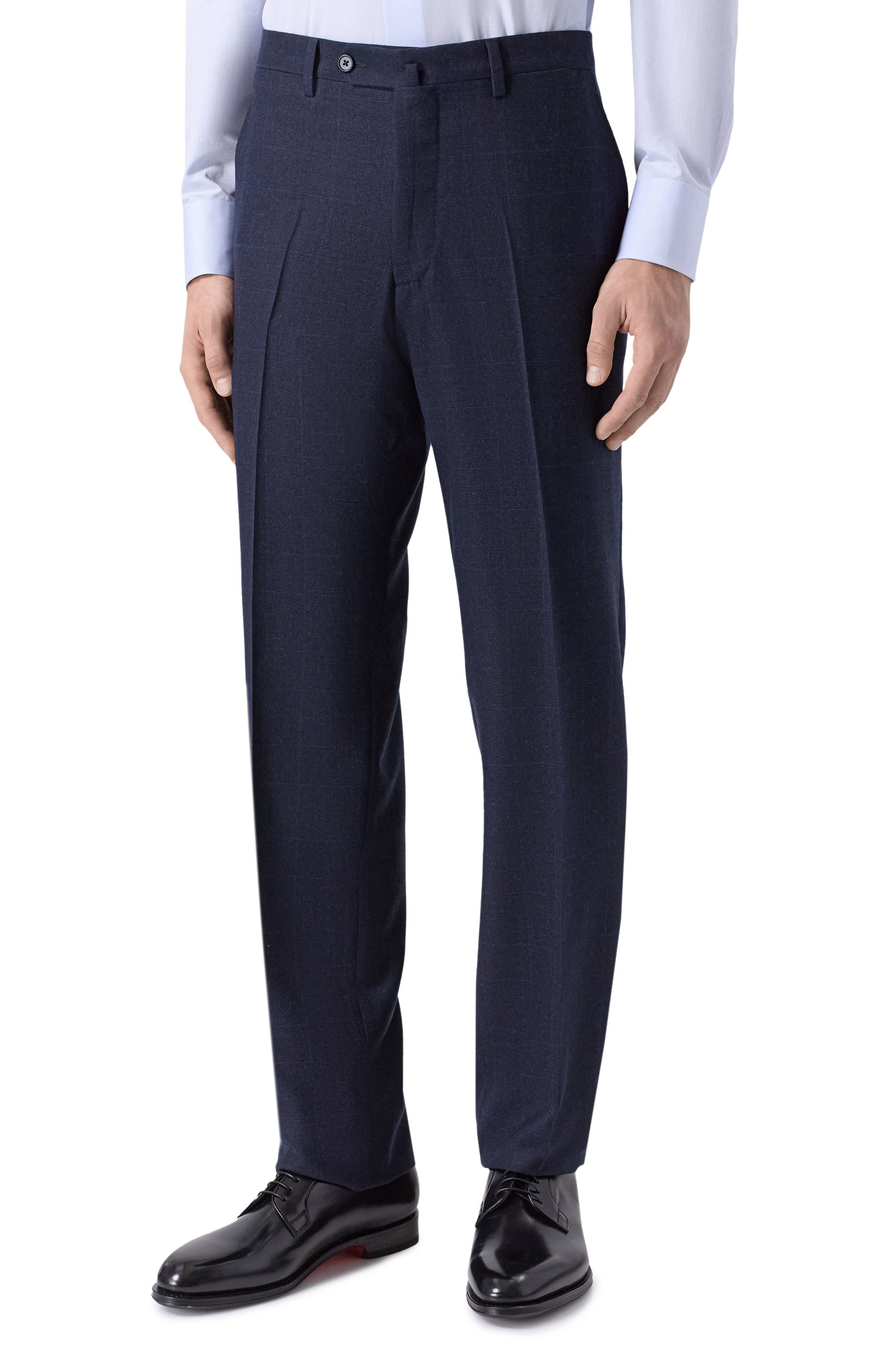 Шерстяной костюм ANDREA CAMPAGNA темно-синего цвета по цене 267500 руб., арт. VATICAN0 SRC/T25209-33/9_SET, фото 4 Шерстяной костюм ANDREA CAMPAGNA, арт. VATICAN0 SRC/T25209-33/9_SET, фото 4