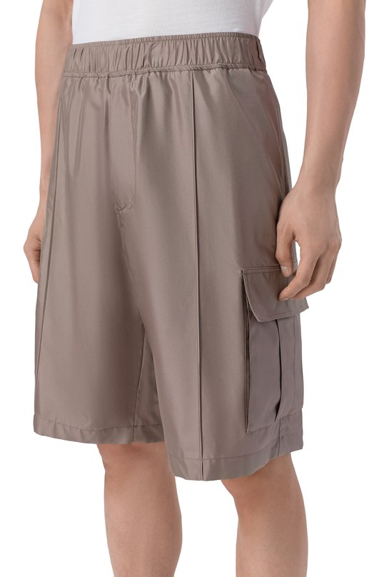 Шелковые шорты MVST M26.2PM.T037/F020 TECH SILK Бежевый  M26.2PM.T037/F020 TECH SILK Фото 3