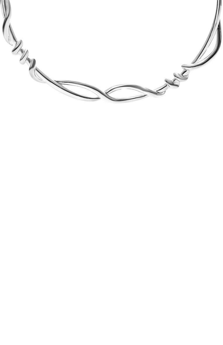 Женское колье JIL SANDER серебряного цвета, арт. J11UU0016 J12003 | Фото 3 (Материал: Металл; Региональные ограничения белый список (Axapta Mercury): Не проставлено; Нос: Не проставлено)