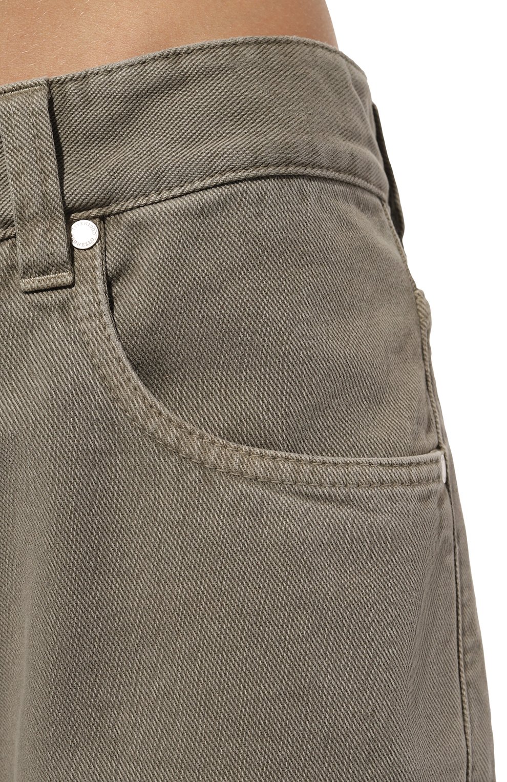 Джинсы BRUNELLO CUCINELLI серого цвета по цене 111500 руб., арт. MB030B1295, фото 5 Джинсы BRUNELLO CUCINELLI, арт. MB030B1295, фото 5