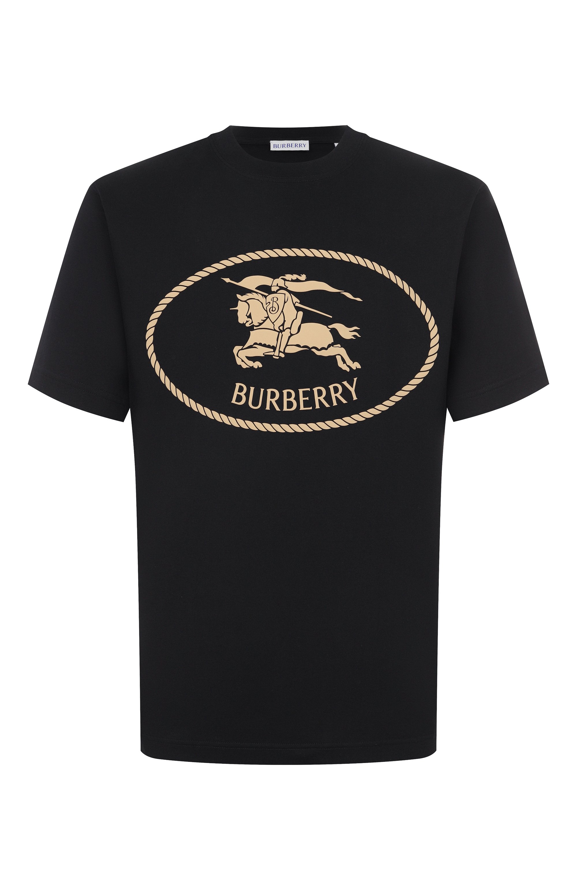 Хлопковая футболка BURBERRY, арт. 8110953, фото 1