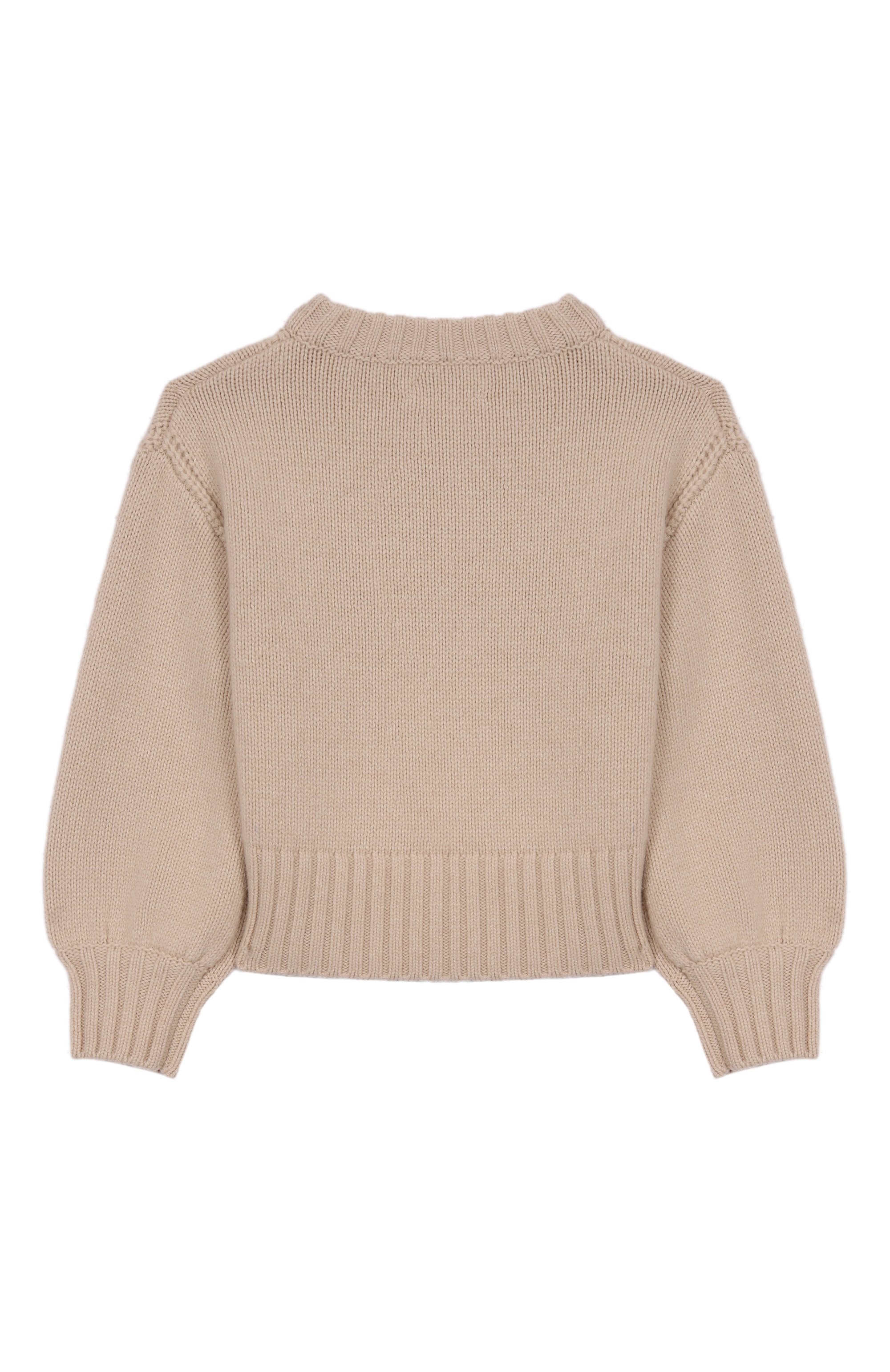 Свитер из шерсти и кашемира CHLOÉ бежевого цвета по цене 64450 руб., арт. C20644, фото 2 Свитер из шерсти и кашемира CHLOÉ, арт. C20644, фото 2