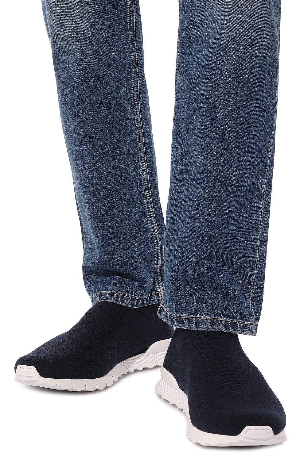 Текстильные кроссовки KITON, арт. USSA089N001046, фото 3