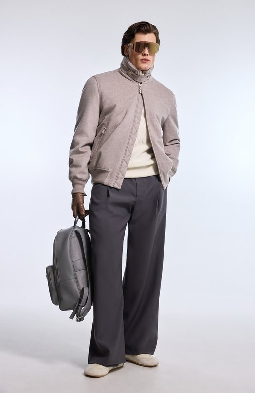 Утепленный бомбер Brunello Cucinelli MM4006889 Бежевый  MM4006889 Фото 6