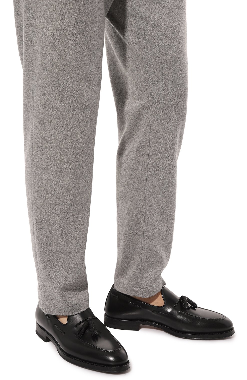 Кожаные лоферы W.GIBBS, арт. 0354001/LUX ANIL, фото 3